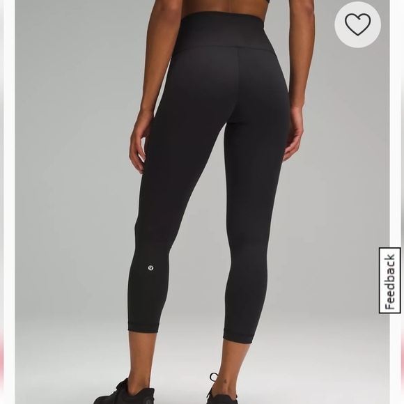 Lululemon 2024 Wunder Train 23" High Rise Black Leggings 6 - Picture 2 of 14